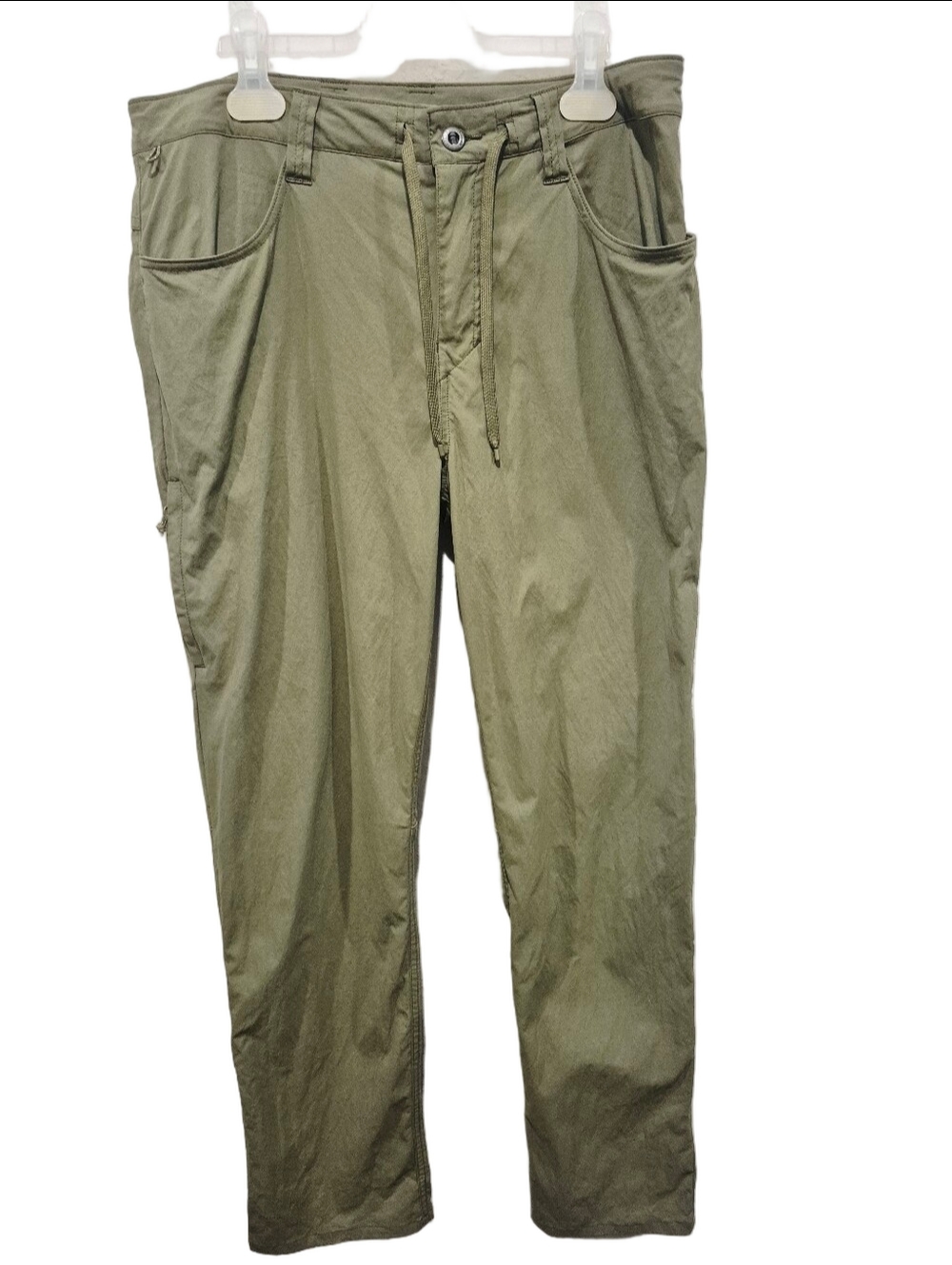 Patagonia Quandary Pants Mens Size 33 Olive Green Hiking Trail Stretch 55183